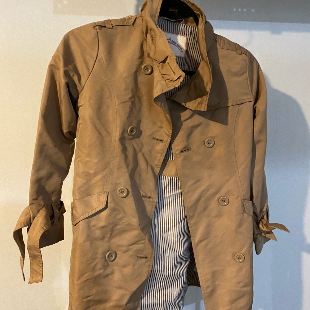 Kids  Tan Trench Coat